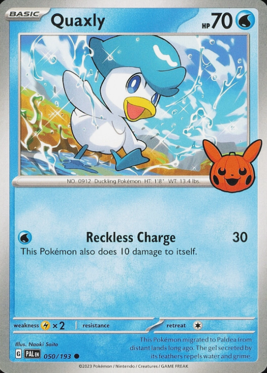 Producto - Quaxly - 050/193 - Paldea Evolved Trick or TRade 2024