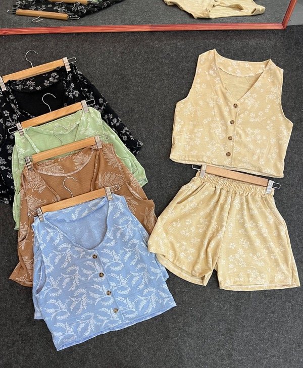 Producto - Conjunto lino bordado