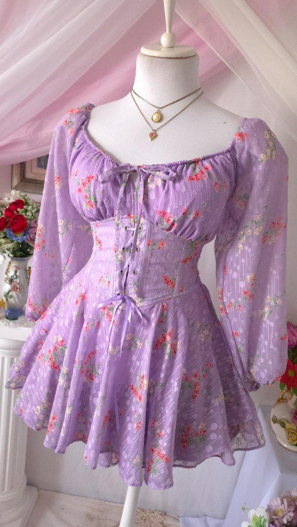 Producto - Vestido Coquette Mia Lila! IMPORTADO NUEVO - 1