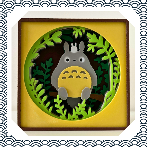 Producto - Cuadro Shadowbox Totoro