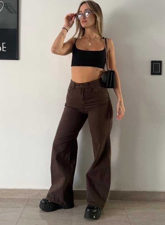 Producto - Línea Mimi !! Wide leg Chocolate