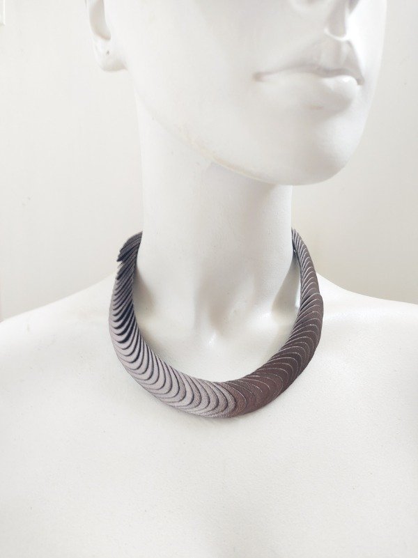 Producto - Collar Escamas Peltre - 1