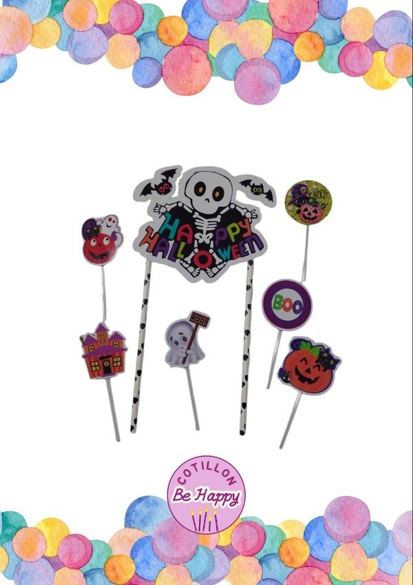 Producto - Decoración para torta HAPPY HALLOWEN