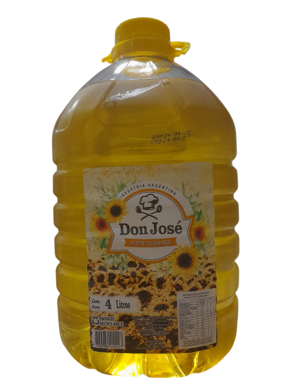 Producto - ACEITE DE GIRASOL DON JOSÉ 4lT