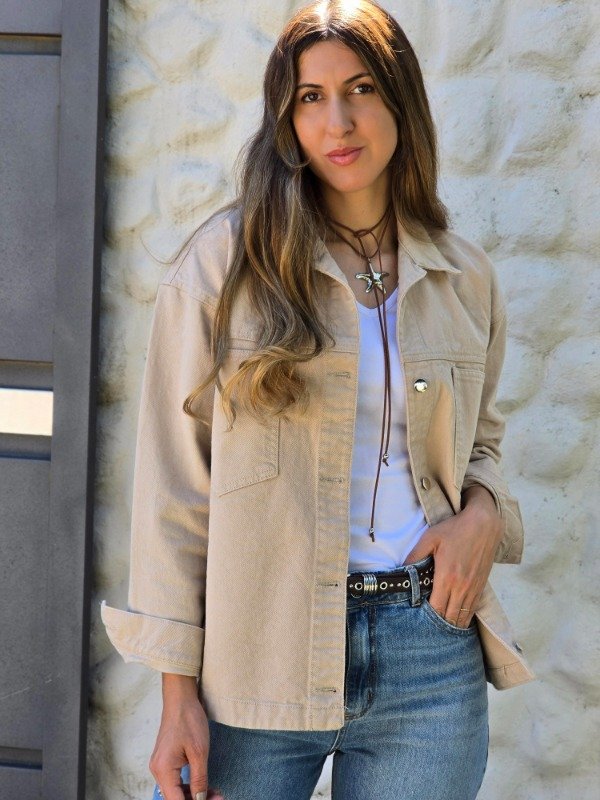 Producto - Camisaco beige AMELIÉ
