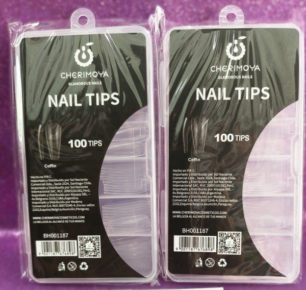 Producto - Nails tips/Press on Cherimoya 76898