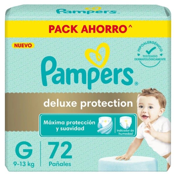 Producto - Pañales Pampers Deluxe Protection G72