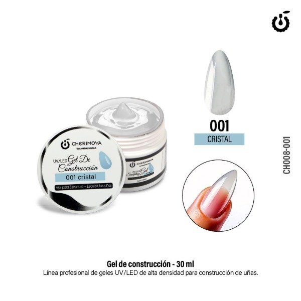 Producto - Gel de construcción Cherimoya Cristal