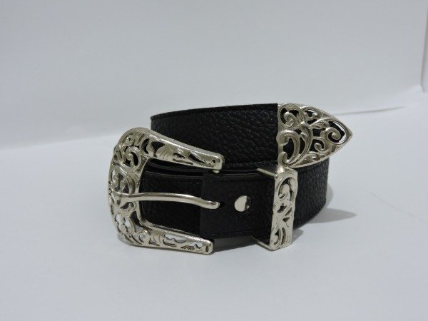 Producto - Cinto texano negro