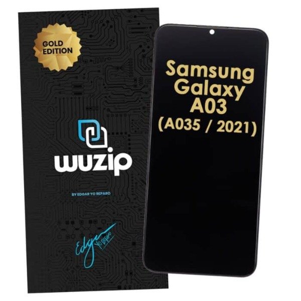 Producto - Modulo Samsung A03 A035F C/Marco  Gold Edition