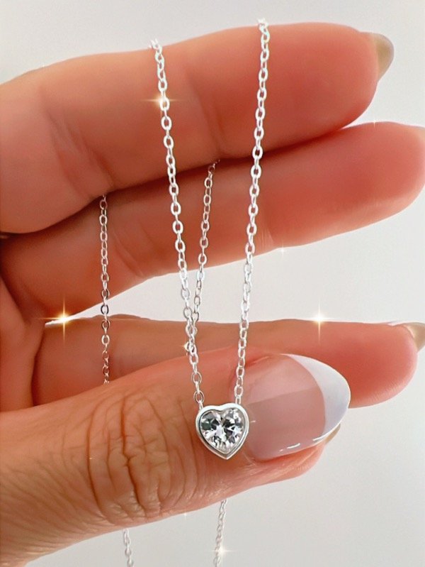 Producto - Collar Corazón cubic