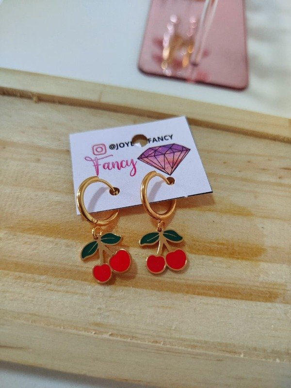 Producto - Argollitas cherry red