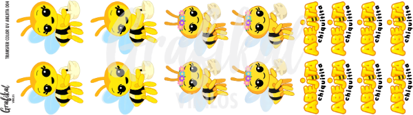 Producto - Transfer Color UV Abejita 004