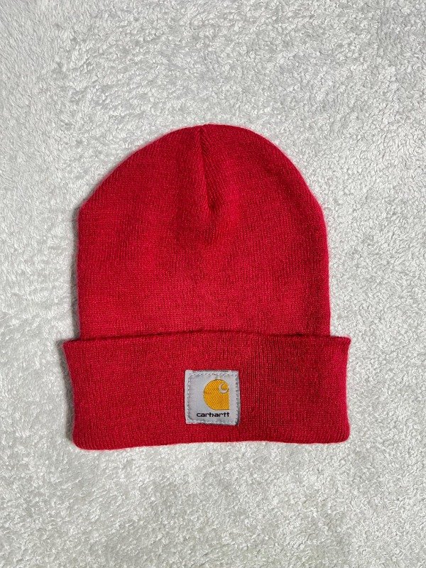 Producto - GORRO DE LANA CARHARTT RED (ONE SIZE)