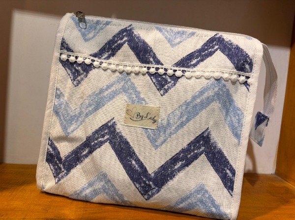 Producto - Neceser azul y blanco