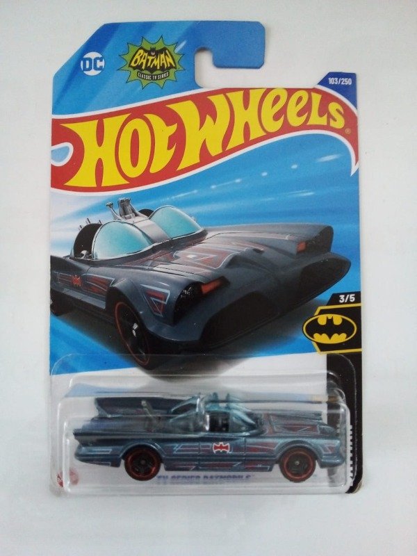 Producto - TV Series Batmobile - Batman Classic TV Series 3/5 Gris - Hot Wheels