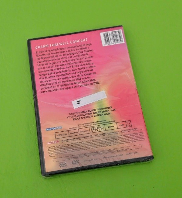 Producto - CREAM [E.Clapton/J.Bruce/G.Baker] ''Farewell Concert'' - 1