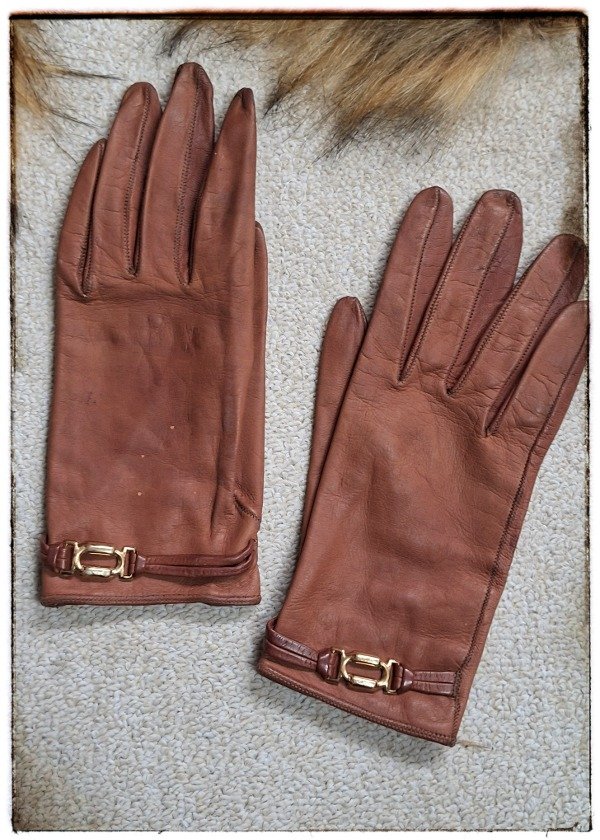 Producto - Guantes de Cabretilla Dama marrón