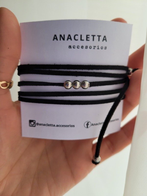 Producto - Choker con bolitas de acero quirúrgico