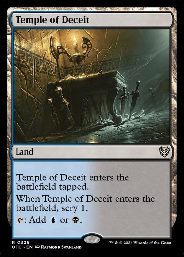 Producto - Temple of Deceit #328  Outlaws of Thunder Junction Commander