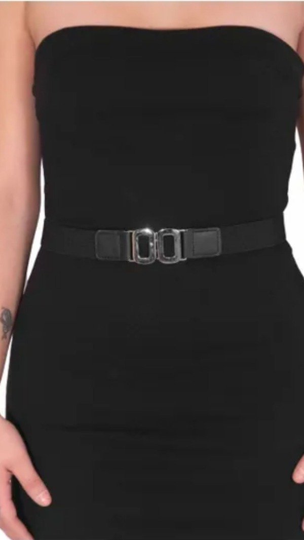Producto - Cinturón/ faja elastizado con doble hebilla ovalada