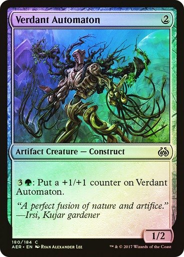 Producto - Verdant Automaton Foil  Aether Revolt