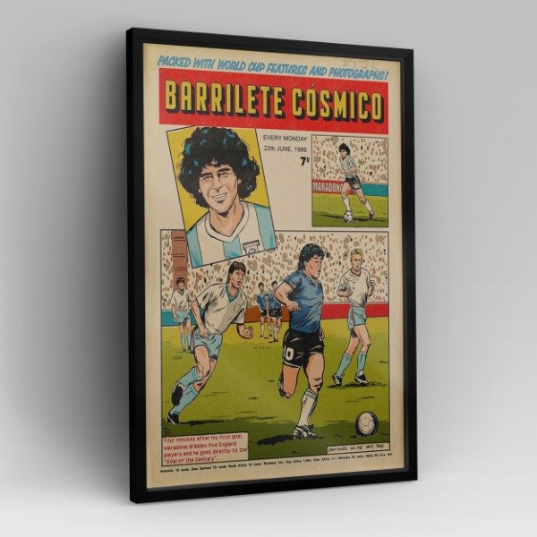 Producto - Cuadro Póster Barrilete Cósmico Diego Armando Maradona