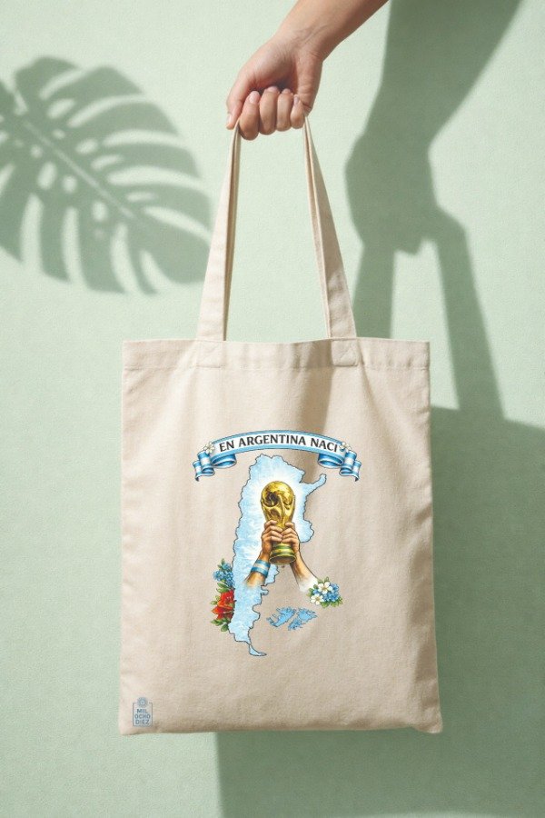 Producto - Bolsa de tela Tierra de Campeones