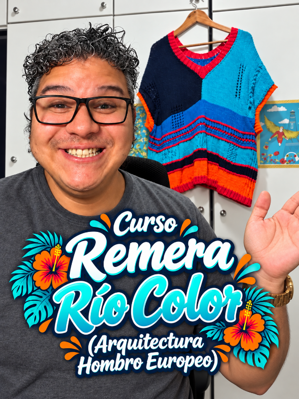 Producto - Curso Remera Río Color (Arquitectura Hombro Europeo)