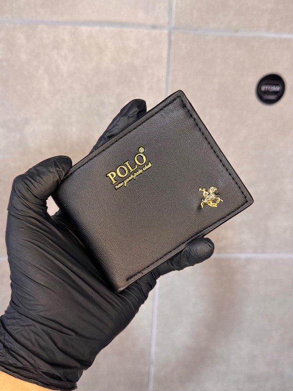 Producto - BILLETERA POLO NEGRO (con caja)
