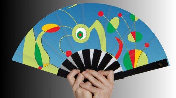 Producto - Abanico NEON "Miró" -Con accesorios-