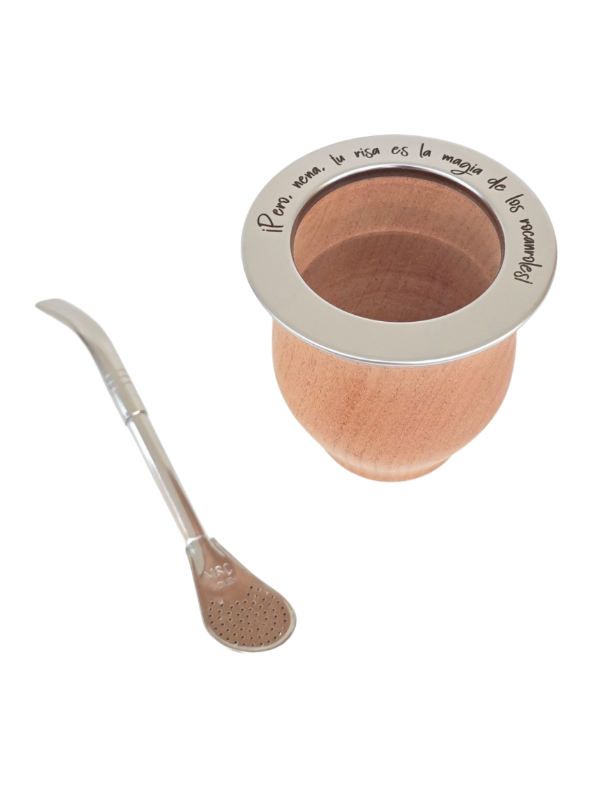 Producto - Combo Madera Algarrobo Grabado Personalizado