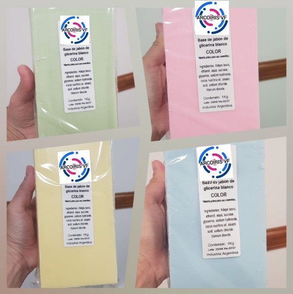 Producto - Jabón de glicerina vegetal de colores