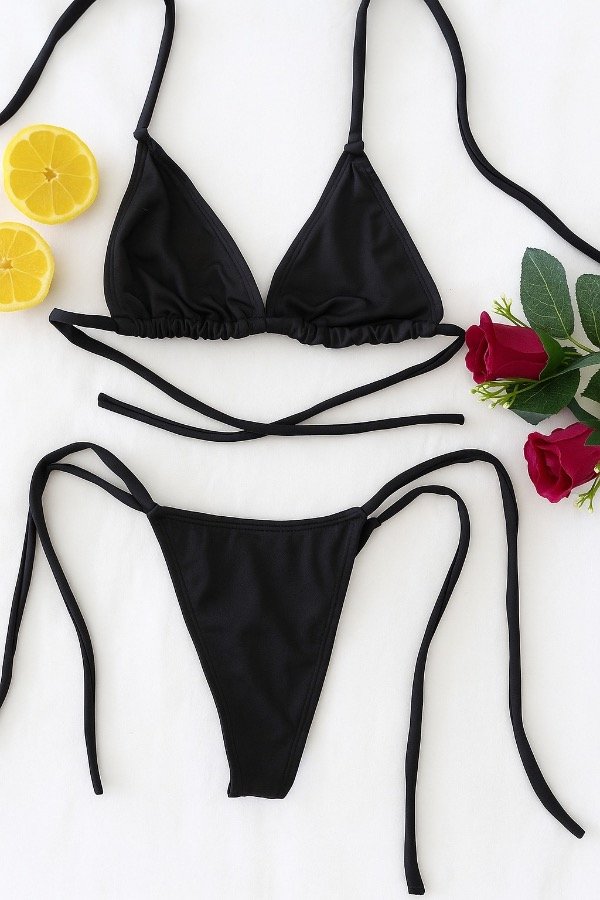 Producto - Bikini Esmeralda negro