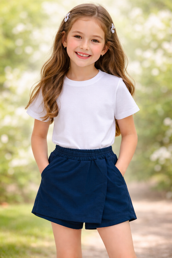 Producto - CURVA CONJUNTO ESCOLAR (REMERA + SHORT POLLERA)