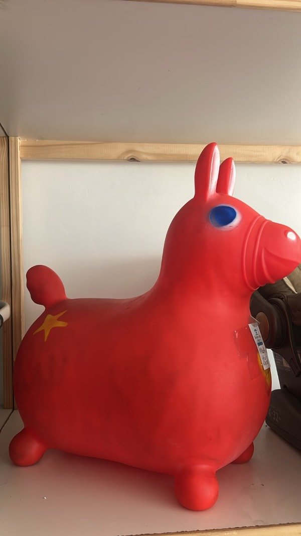 Producto - Caballito inflable Rody rojo - 4
