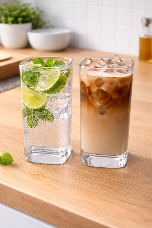 Producto - Caja x6 vasos cuadrado alto