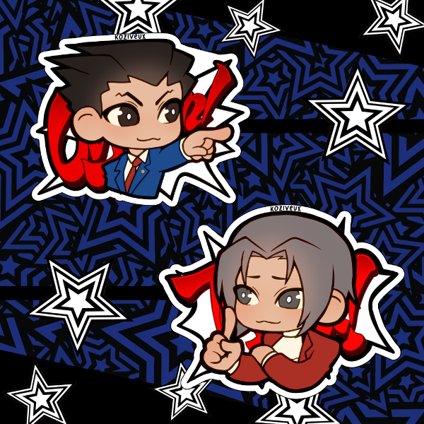 Producto - Stickers Ace Attorney
