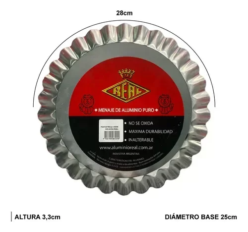 Producto - PASTAFROLA DESMONTABLE 28CM REAL