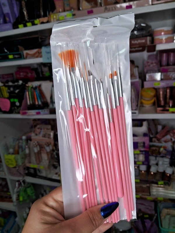Producto - Pinceles para deco de uñas x 15