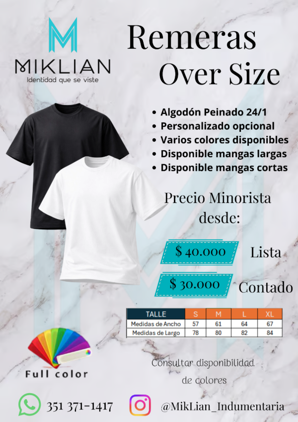 Producto - Remera Oversize