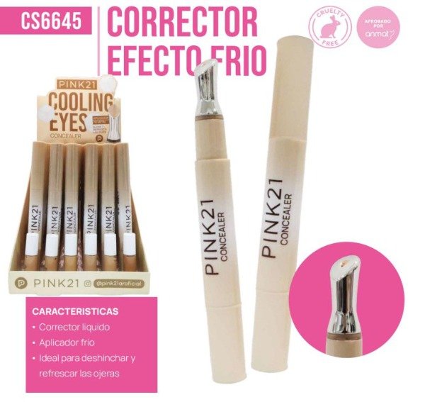 Producto - CORRECTOR LÍQUIDO EFECTO FRIO - PINK 21