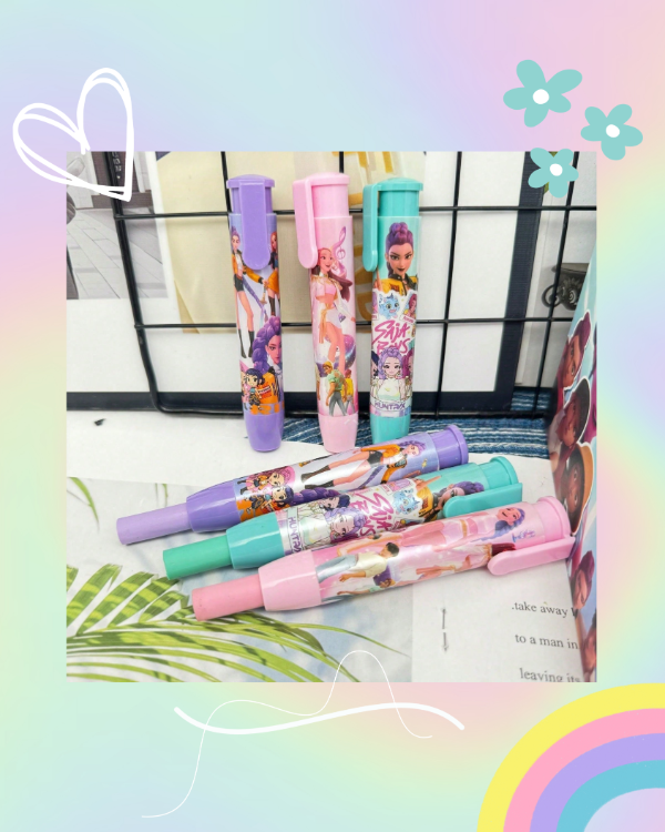 Producto - Goma de Borrar Retráctil Guerreras K-pop