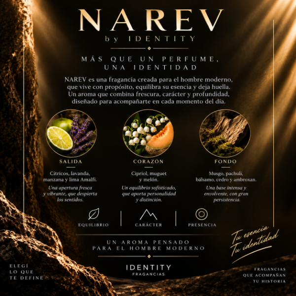 Producto - NAREV By Identity - Eau de Parfum Masculino - 1