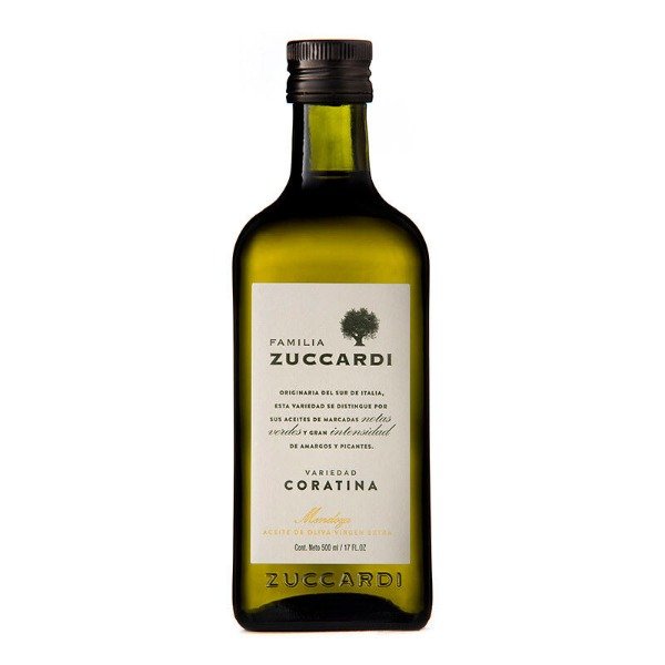 Producto - Aceite de Oliva Virgen Extra Coratina x 500ml ZUCCARDI