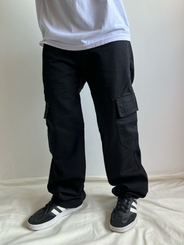 Producto - Jean cargo negro
