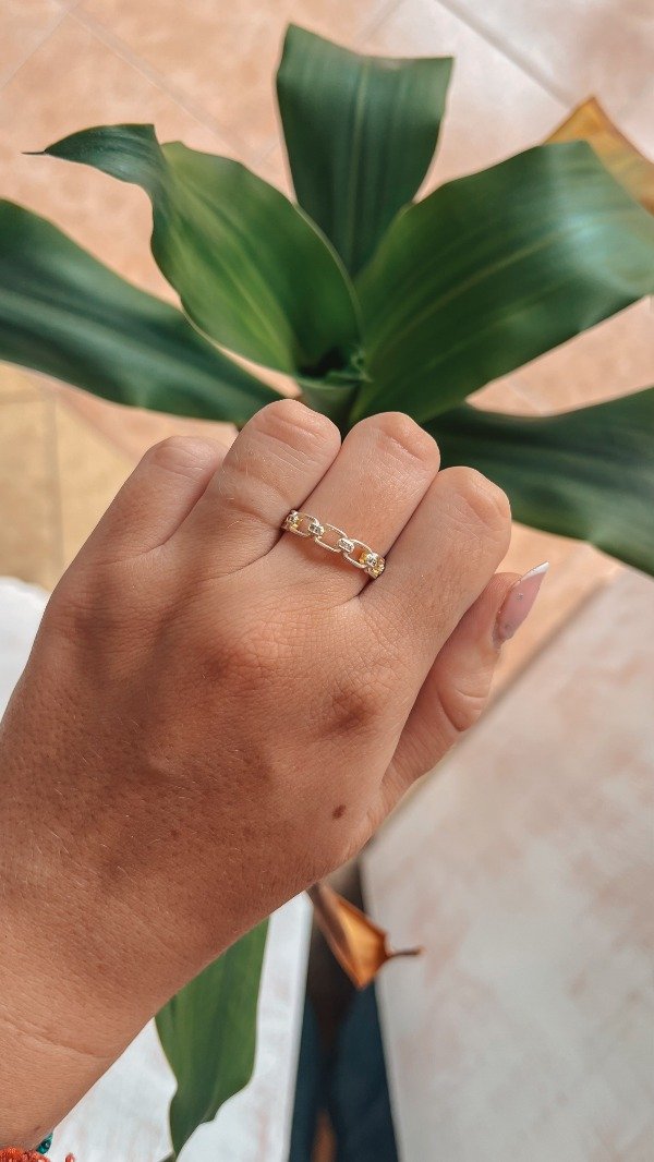Producto - Anillo Chain Cubic
