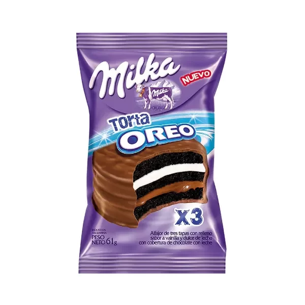 Producto - Alfajor Triple Milka Oreo 61g