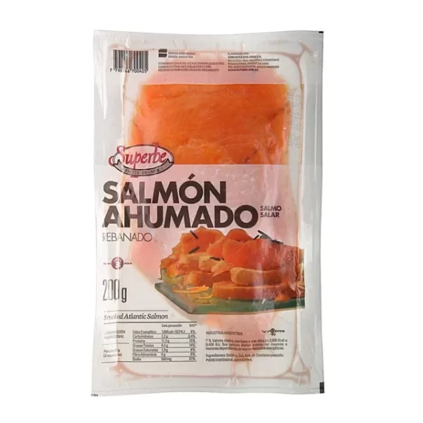 Producto - Salmón Ahumado x 200 gr - Superbe