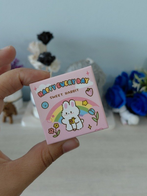 Producto - Cajita de stickers x 50 - Temática Happy conejito #003